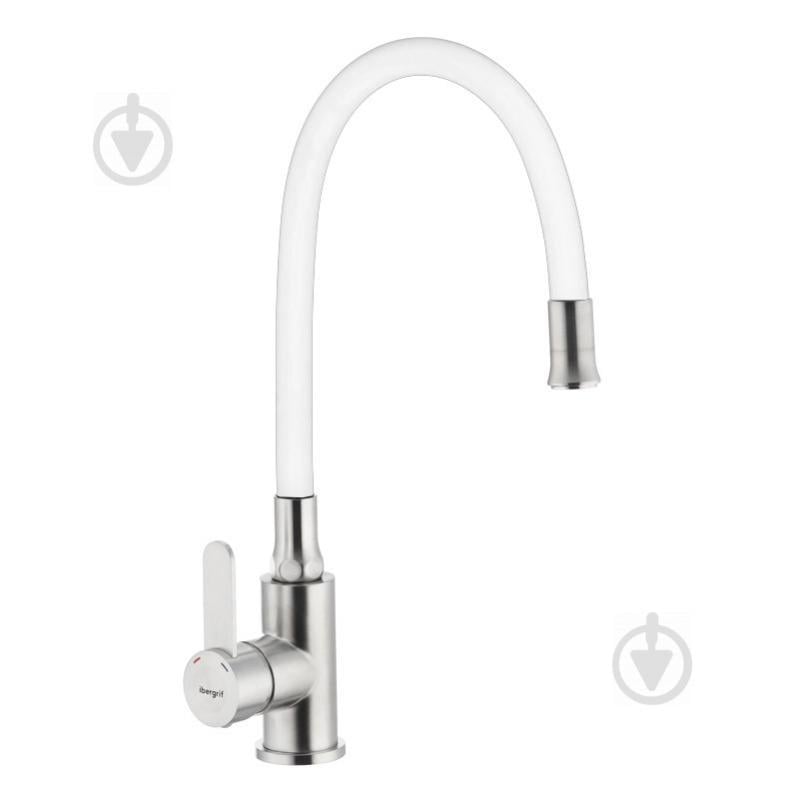 Смеситель для кухни с гибким силиконовым изливом IBERGRIF M22119-3 (IB0064)