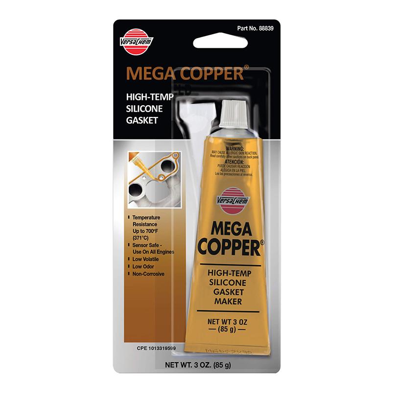 Герметик высокотемпературный Versachem Mega Copper Silicone 85г