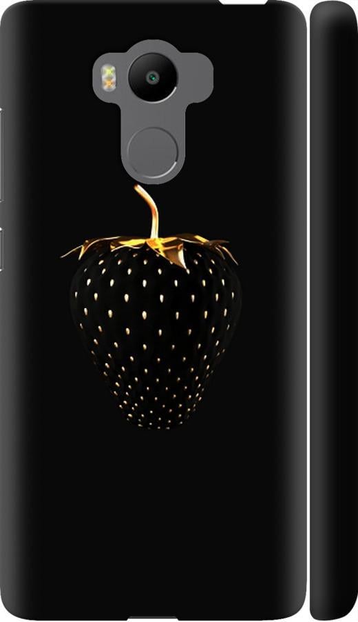 Чехол на Xiaomi Redmi 4 Prime Черная клубника (3585m-437-42517)