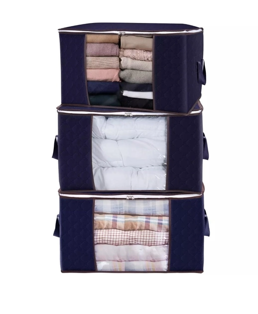 Органайзер для вещей 60х40х35 см Синий (11127) - фото 6 Органайзер для вещей 60х40х35 см Синий (11127) - фото 6