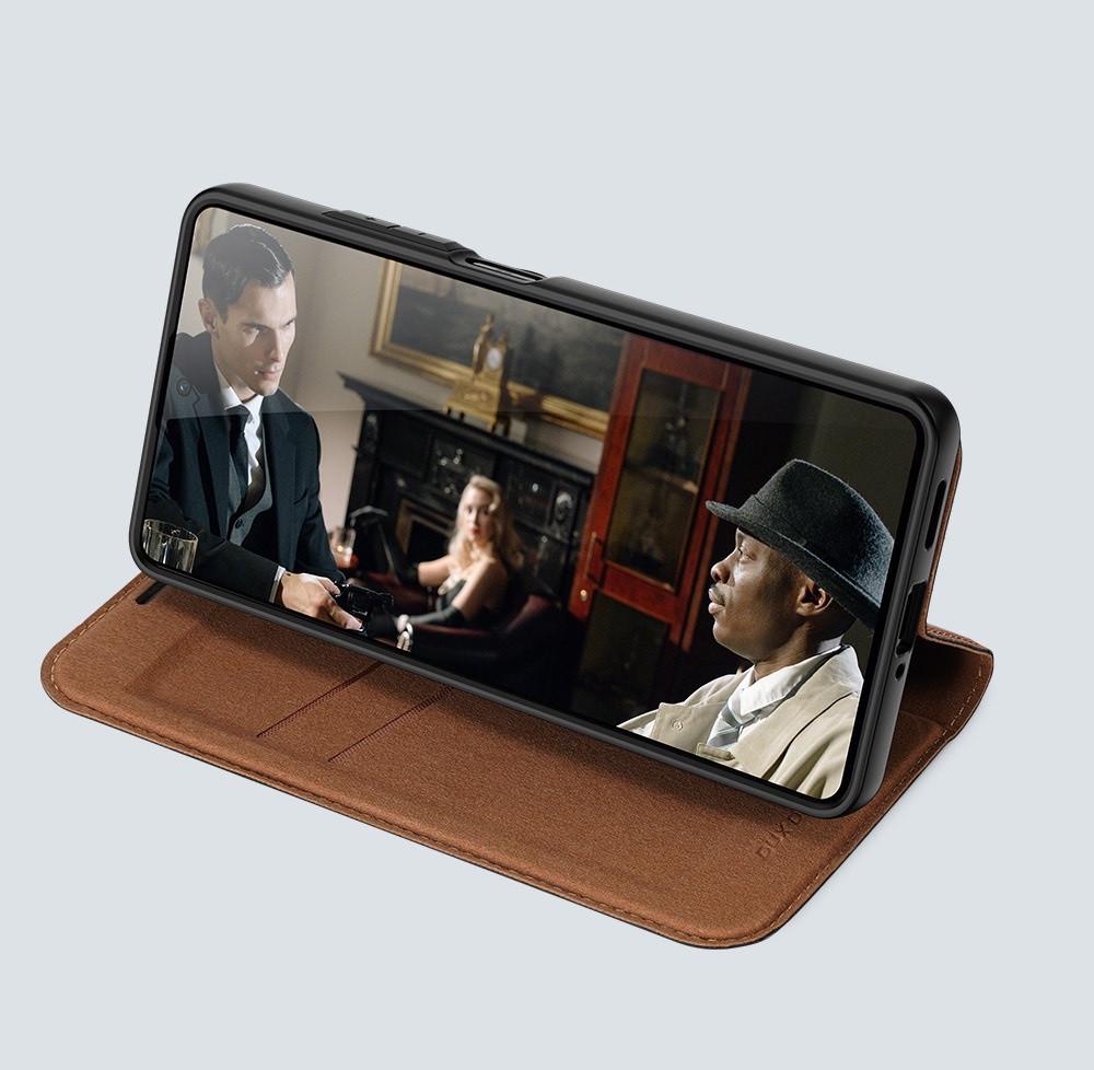 Чехол книжка Dux Ducis Skin X2 с карманом для визиток для Xiaomi Redmi Note 12 Pro Plus 5G Brown - фото 2 Чехол книжка Dux Ducis Skin X2 с карманом для визиток для Xiaomi Redmi Note 12 Pro Plus 5G Brown - фото 2