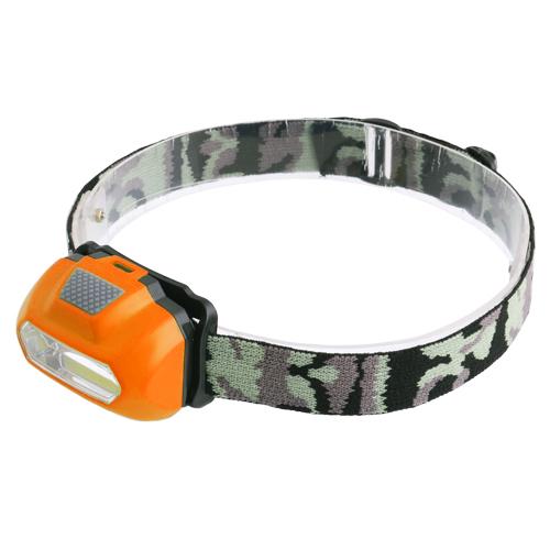 Фонарь налобный на батарейках BL-2088 907-COB 10W Yellow (585823)