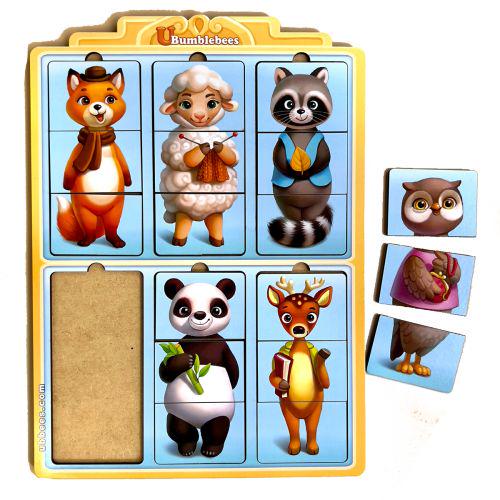 Пазлы Удивительные животные 18 элементов (192736)