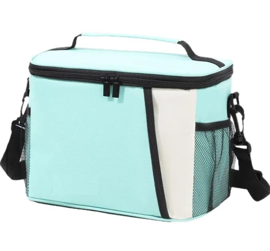 Сумка-холодильник на 1 отделение с ручкой через плечо 25х20х17,5 см 9 л Бирюзовый (171-1) - фото 1 Сумка-холодильник на 1 отделение с ручкой через плечо 25х20х17,5 см 9 л Бирюзовый (171-1) - фото 1