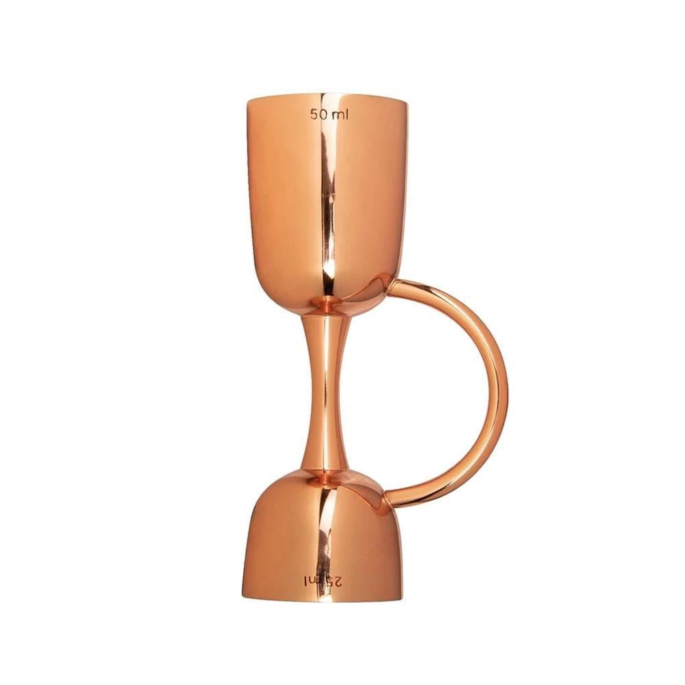 Джигер барний Urban Bar Coley двосторонній з ручкою 25/50 мл Мідний (UB4500CP)