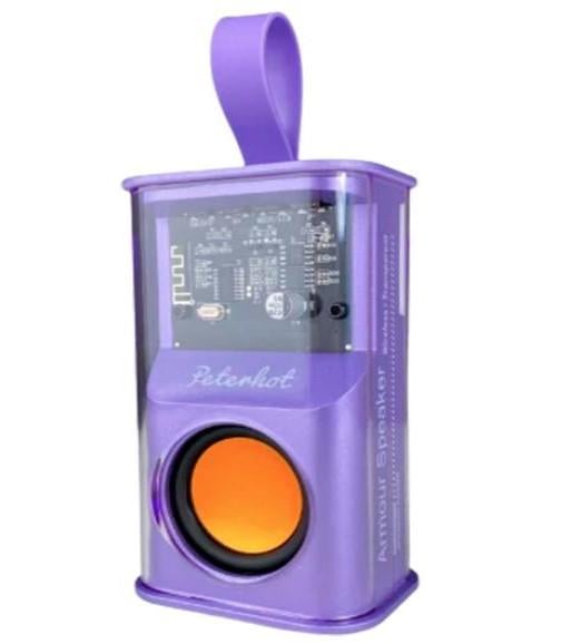 Портативна колонка SPS A036 Bluetooth 5.0 з підсвічуванням Purple (24637562)