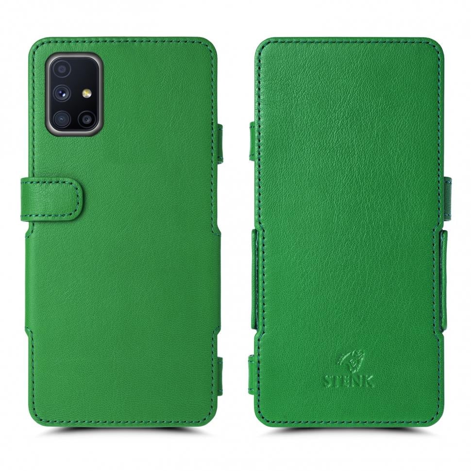 Чехол книжка Stenk Prime для Samsung Galaxy M51 Зеленый (67576)