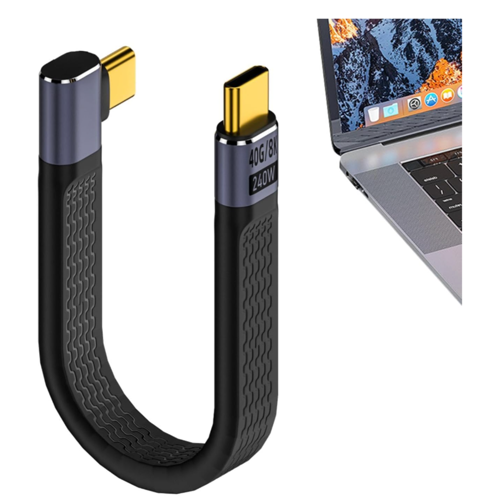 Кабель для передачи аудио-видео сигналов I-Taki USB-C 40 Gb/s 13 см быстрая зарядка 240W (000049349) - фото 7 Кабель для передачи аудио-видео сигналов I-Taki USB-C 40 Gb/s 13 см быстрая зарядка 240W (000049349) - фото 7