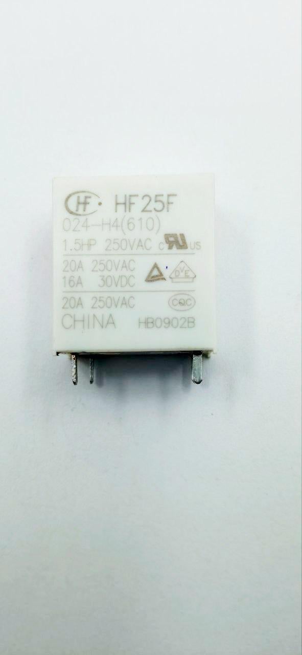 Реле HF25F-024-H4 610 DC24V 250VAC 20A 22,5x12x25 мм (13349) Реле HF25F-024-H4 610 DC24V 250VAC 20A 22,5x12x25 мм (13349)
