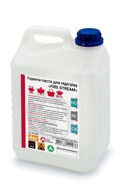 Гель-паливо спиртовий для мармітів/чафіндишу та фондю каністра 4 кг