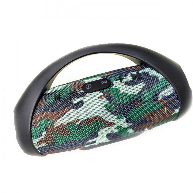 Беспроводная Bluetooth колонка SPS Mini Boom BASS мобильная акустика с Fm радио Камуфляж