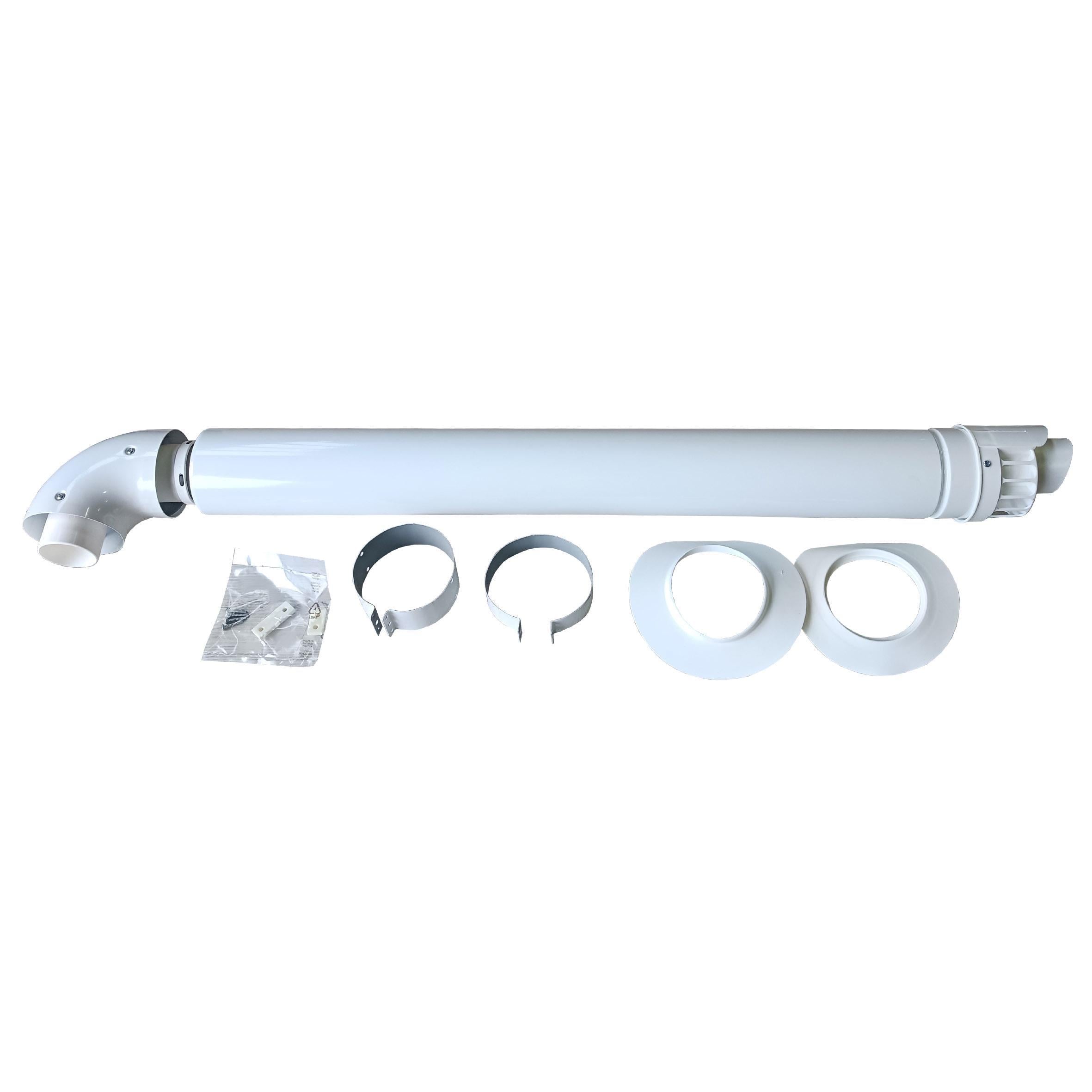 Дымоход коаксиальный для конденсационного котла Ariston1000 мм, ø 60/100 с коленом, 3318073 (000010679) Дымоход коаксиальный для конденсационного котла Ariston1000 мм, ø 60/100 с коленом, 3318073 (000010679)