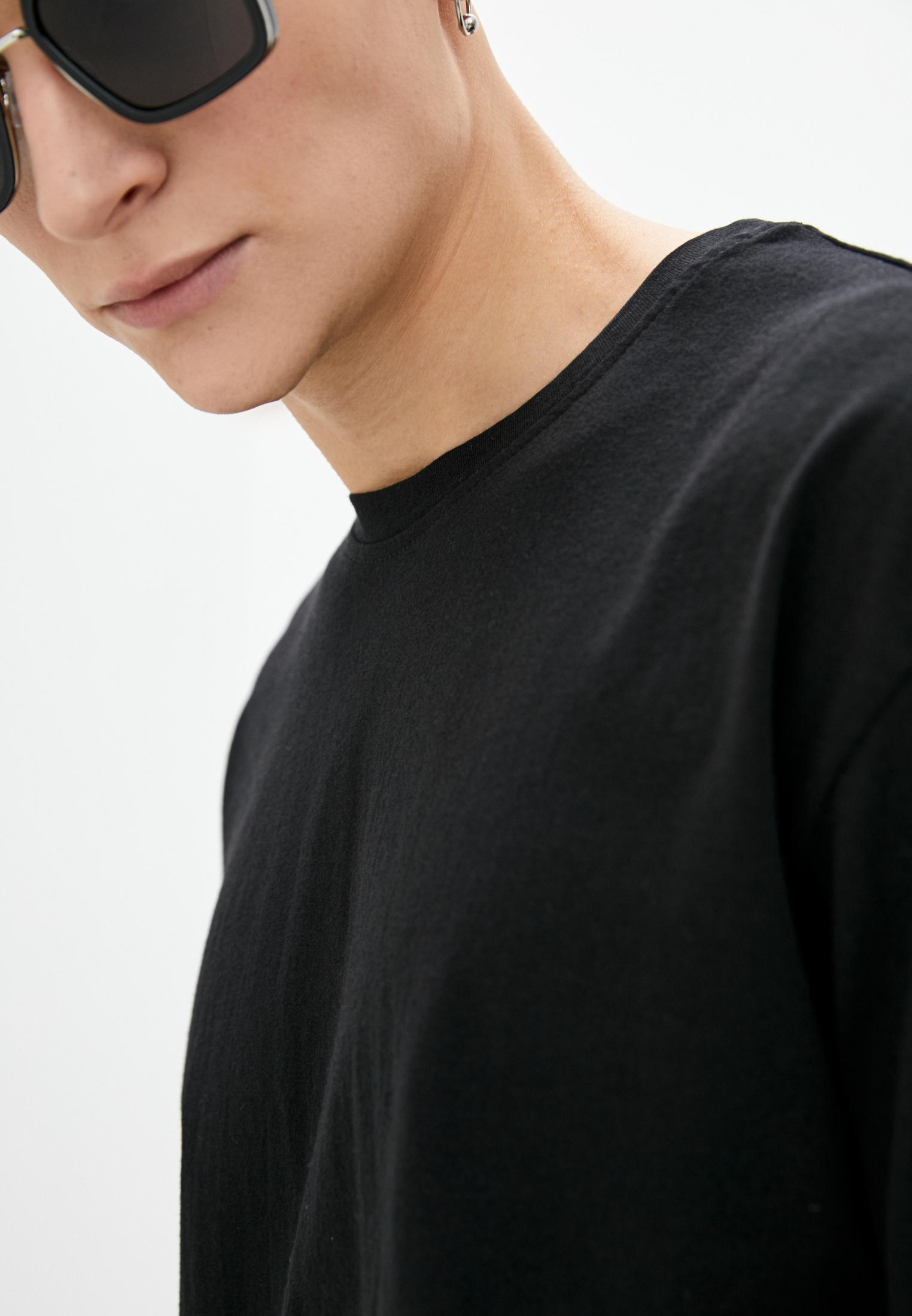 Мужская футболка Hibrand Оверсайз XL Черный (Mn050) - фото 3 Мужская футболка Hibrand Оверсайз XL Черный (Mn050) - фото 3