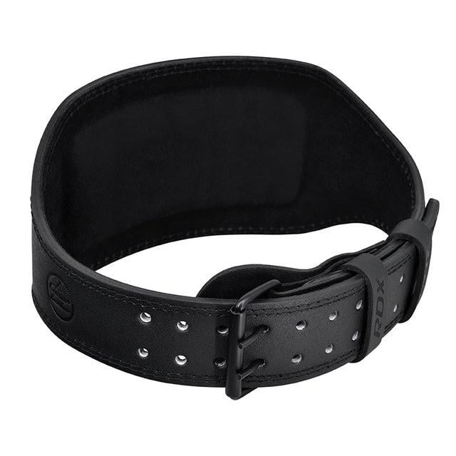 Пояс для важкої атлетики RDX 6 шкіряний Full L Black (A-013103) Пояс для важкої атлетики RDX 6 шкіряний Full L Black (A-013103)
