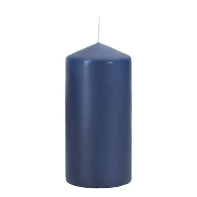 Свічка циліндр Bispol 6х12 см Темно-синій (27659)