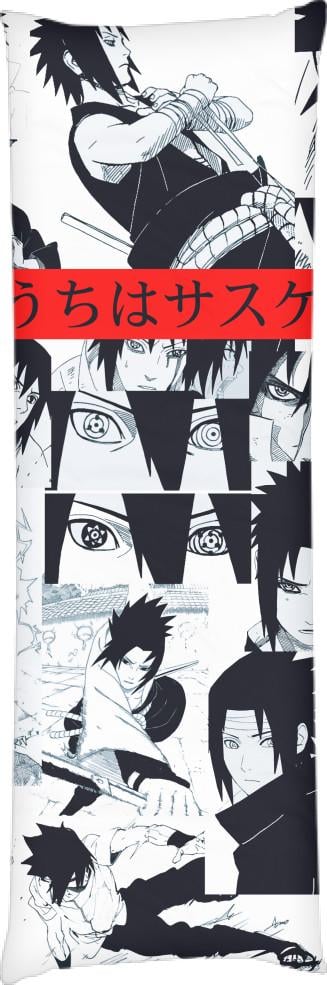 Подушка дакимакура Sasuke Uchiha Manga 50x150 см (13545626)