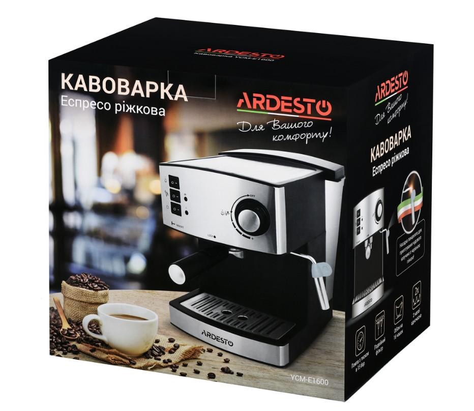 Кофеварка эспрессо Ardesto YCM-E1600 EU (0401) - фото 11