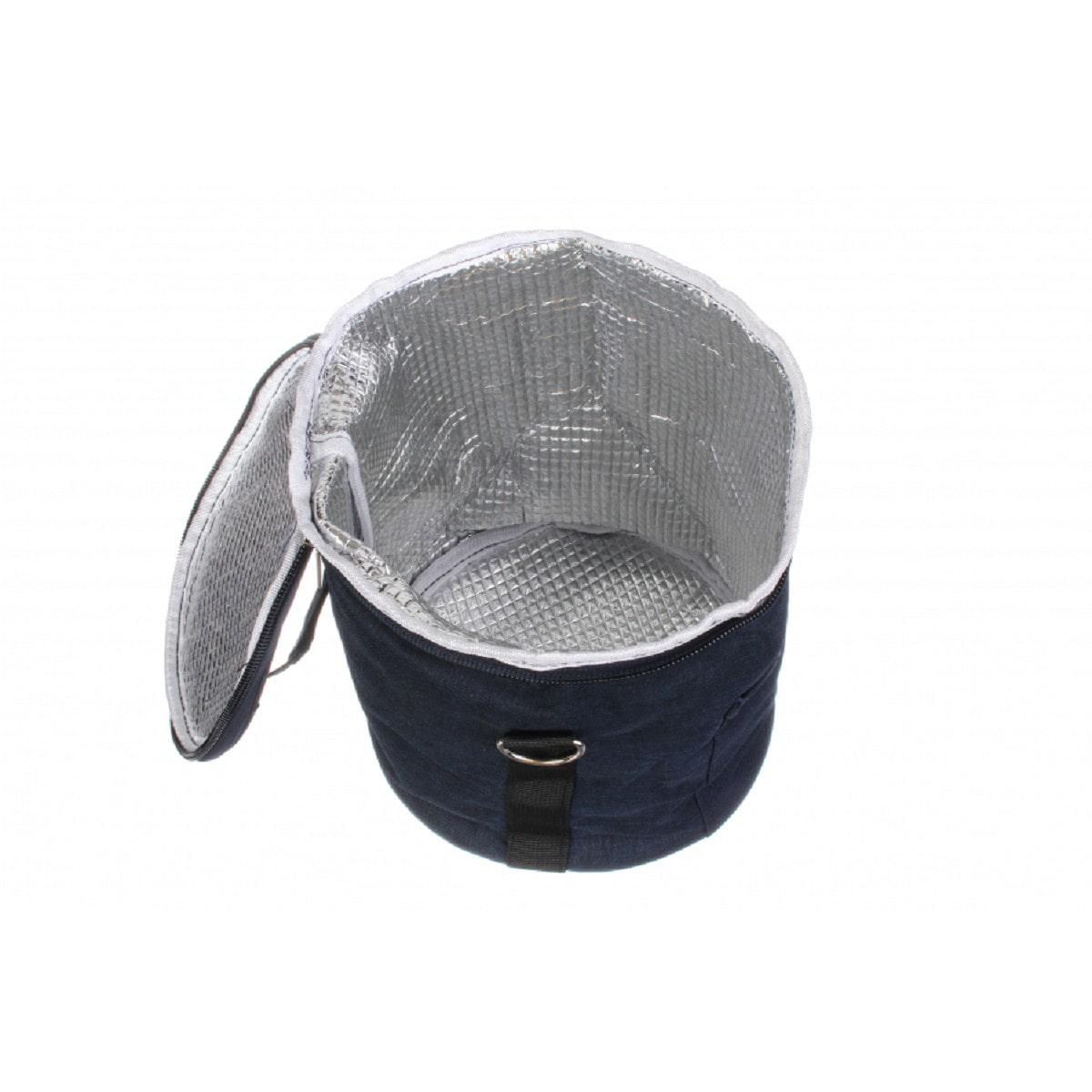 Термосумка Олень круглая с наплечным ремнем Синий - фото 6