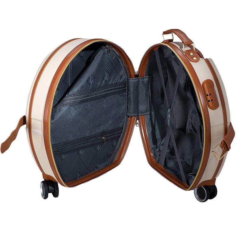 Валіза SEMI LINE 20" S 27 л Ecru/Brown (DAS302666) - фото 6 Валіза SEMI LINE 20" S 27 л Ecru/Brown (DAS302666) - фото 6