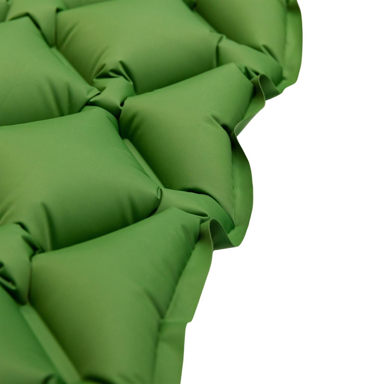 Килимок для намету надувний похідний 190х55х3 см Зелений (7185) - фото 3 Килимок для намету надувний похідний 190х55х3 см Зелений (7185) - фото 3