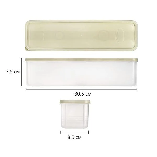 Ланч-бокс C00949 з міцного харчового пластику 6 шт. - фото 8