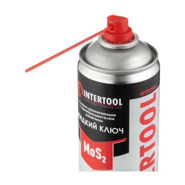 Смазка Intertool Жидкий ключ проникающее аэрозоль 400 мл (FS-4140) - фото 2