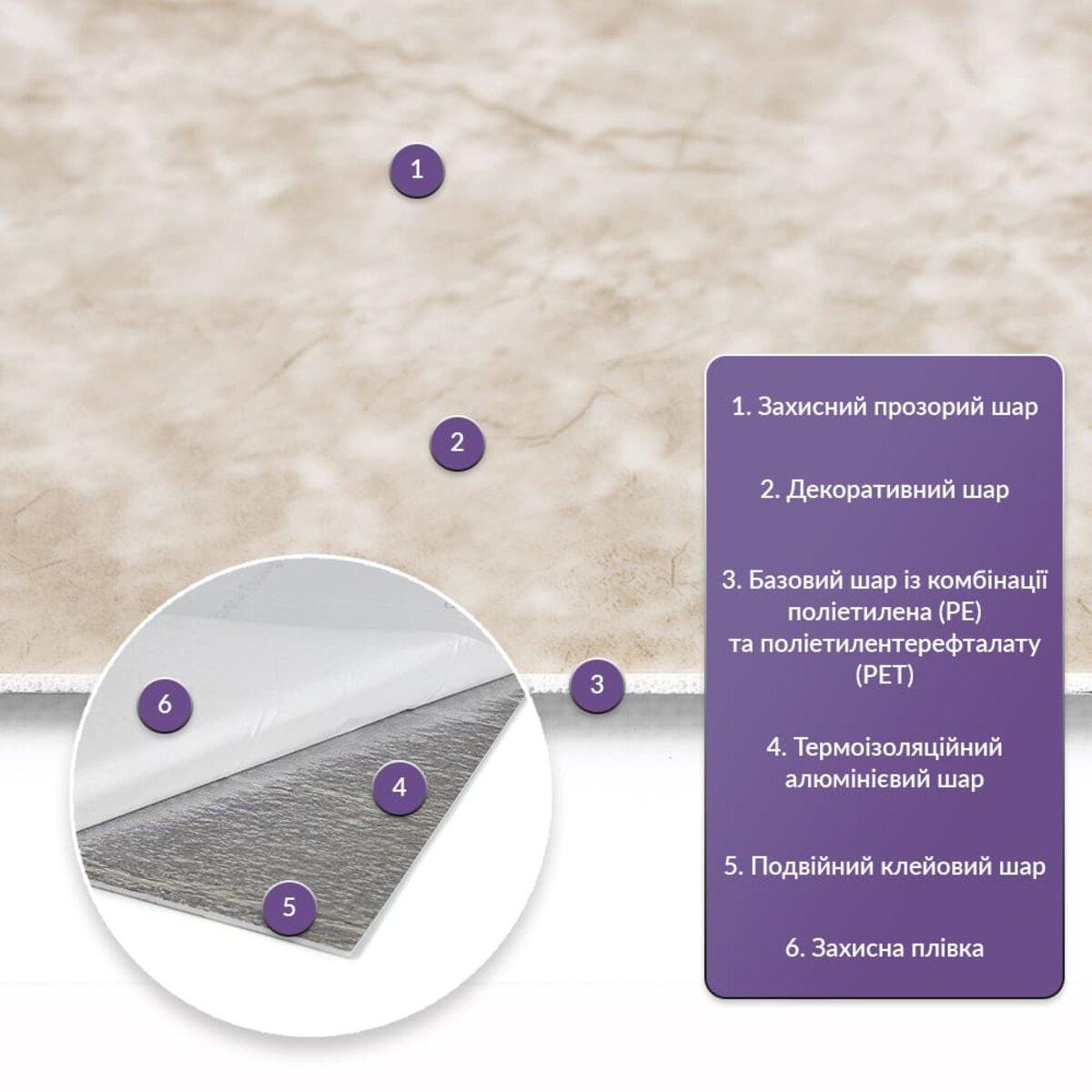 Плитка стінова самоклеюча 600х300х2 мм (SW-00002308) - фото 2 Плитка стінова самоклеюча 600х300х2 мм (SW-00002308) - фото 2