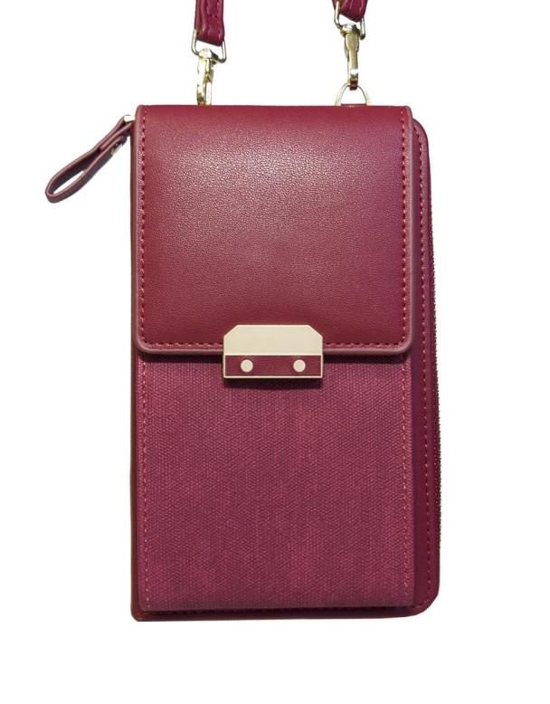 Жіноча сумка через плече зі штучної шкіри Червоний