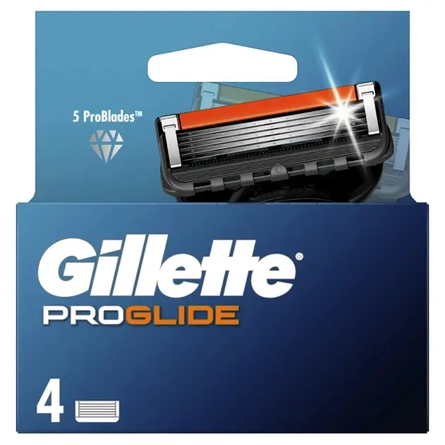 Лезвия для бритья Gillette Fusion Proglide 4 шт. (ZUHCPP)