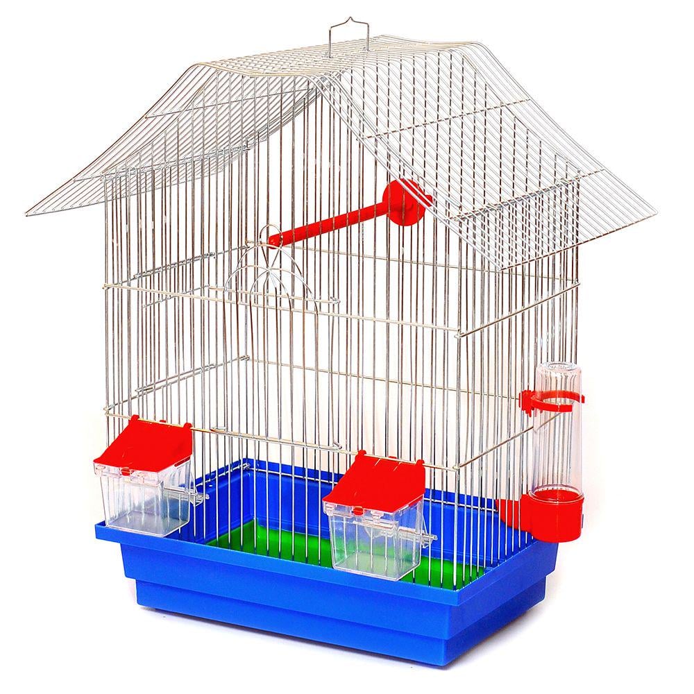 Клетка для птиц Лорі Шанхай 40х33х23 см Синий (A-002926)