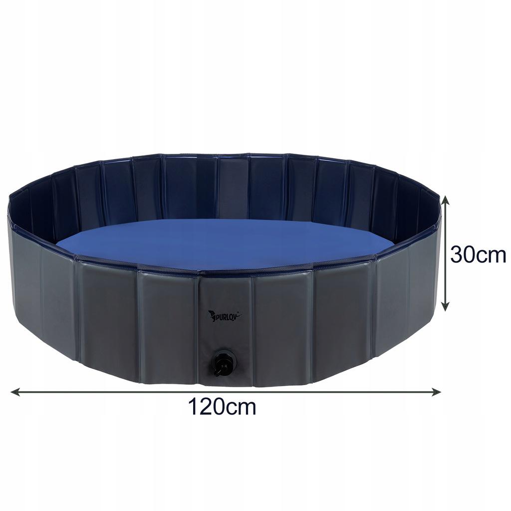 Басейн для собак складаний Purlov 120x30 см (23831) - фото 3