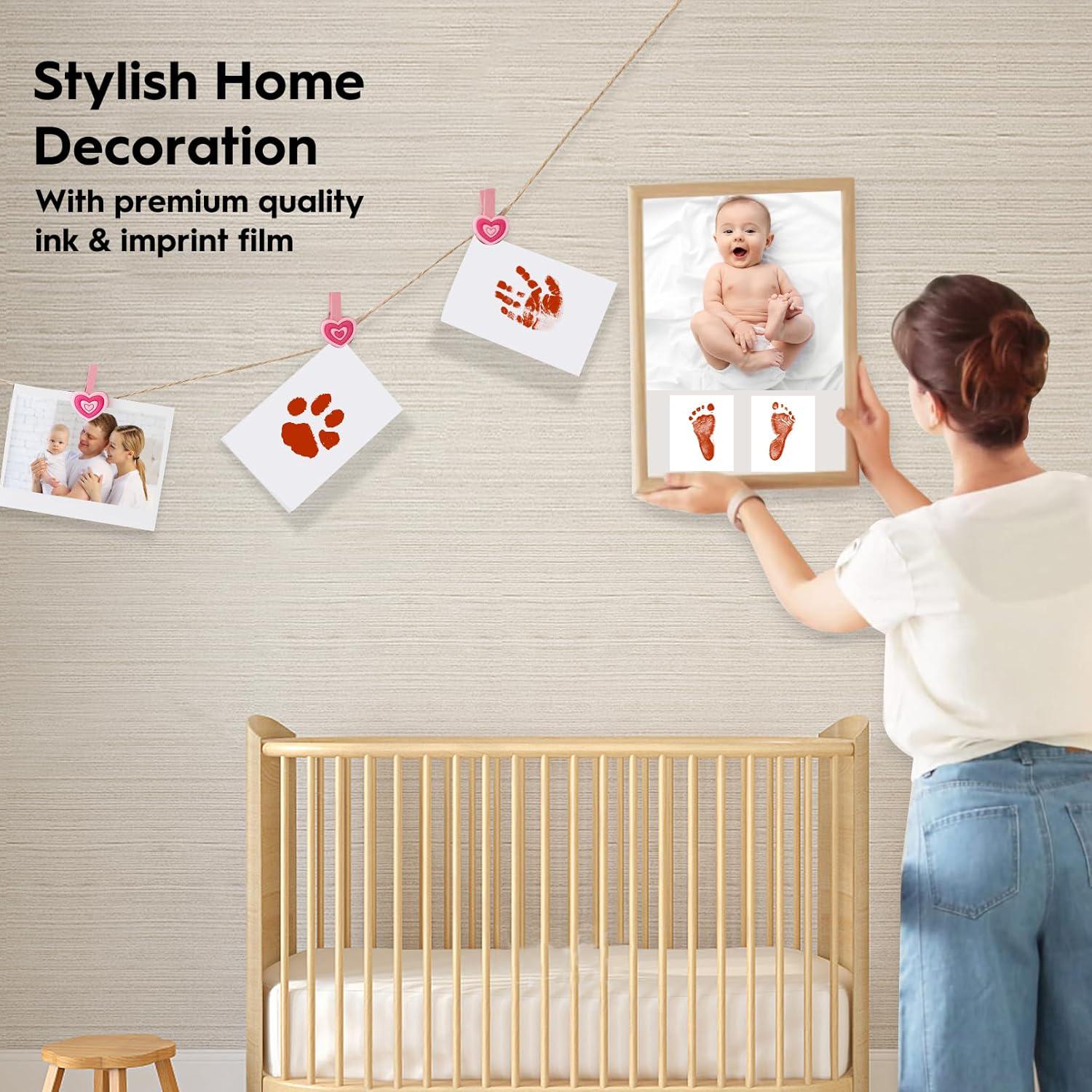 Набор для создания отпечатков детских ручек и ножек Оранжевый (20295) - фото 5 Набор для создания отпечатков детских ручек и ножек Оранжевый (20295) - фото 5