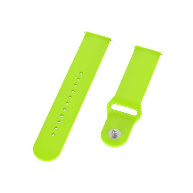 Силіконовий ремінець BeCover для Xiaomi iMi KW66/Mi Watch Color/Haylou LS01/Haylou LS02 Lime (706363) - фото 3