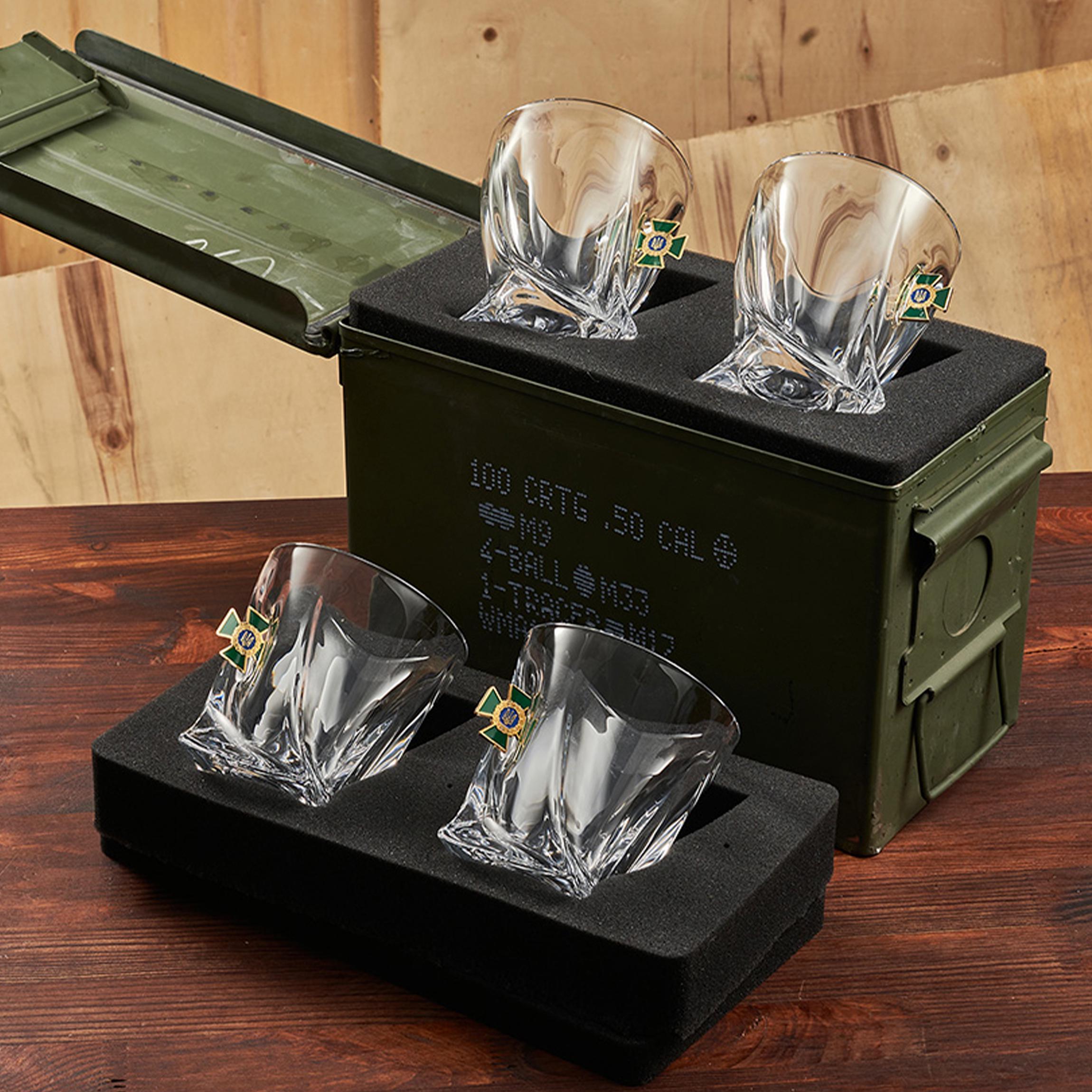 Набор VSKLO БК маленькие хрустальные стаканы ДПСУ (28919120)