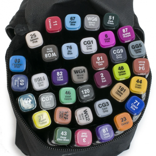 Маркери для скетчингу за номерами Touch Coco 36 шт. (14780) - фото 5 Маркери для скетчингу за номерами Touch Coco 36 шт. (14780) - фото 5