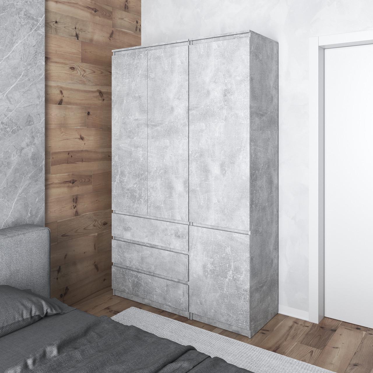 Меблевий комплект для одягу Вайс R9/R22 1304х500х2110 мм Бетон (30846976) - фото 1 Меблевий комплект для одягу Вайс R9/R22 1304х500х2110 мм Бетон (30846976) - фото 1