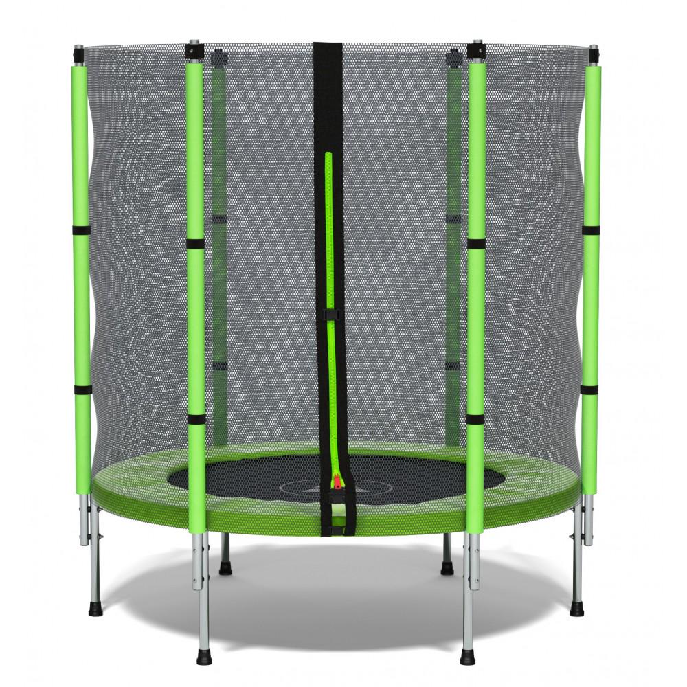 Батут детский Atleto с сеткой 140 см Зеленый (21000402) - фото 2 Батут детский Atleto с сеткой 140 см Зеленый (21000402) - фото 2
