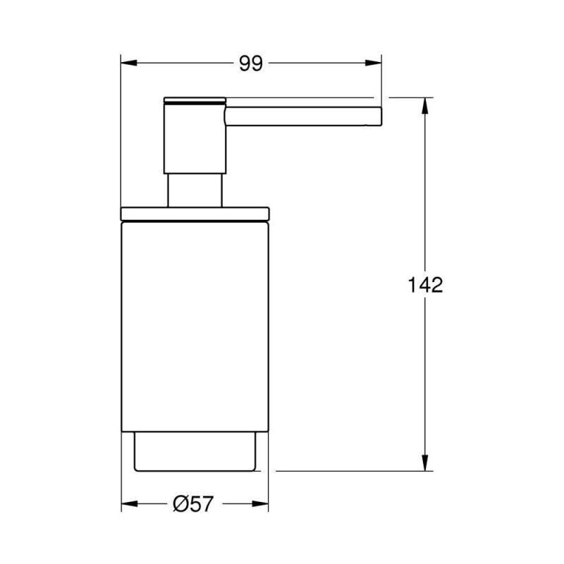 Дозатор для рідкого мила Grohe Selection 41028000 130 мл Хром (61906) - фото 2