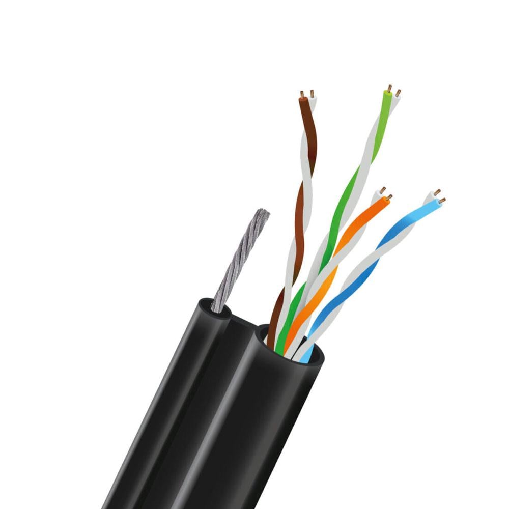 Витая пара Kraft UTP CAT5E CU LDPE Outdoor 7x0,45 мм 305 м (33-00055)