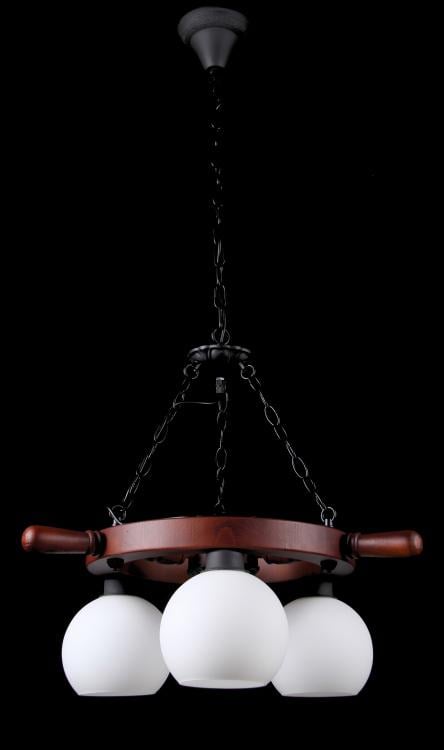 Люстра с плафонами Ray L7126/3H COF+BK+WT (IR006646) Люстра с плафонами Ray L7126/3H COF+BK+WT (IR006646)