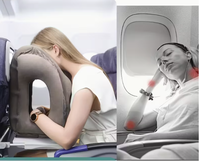 Подушка надувна в дорогу для шиї з ергономічною підтримкою (1415) - фото 7 Подушка надувна в дорогу для шиї з ергономічною підтримкою (1415) - фото 7