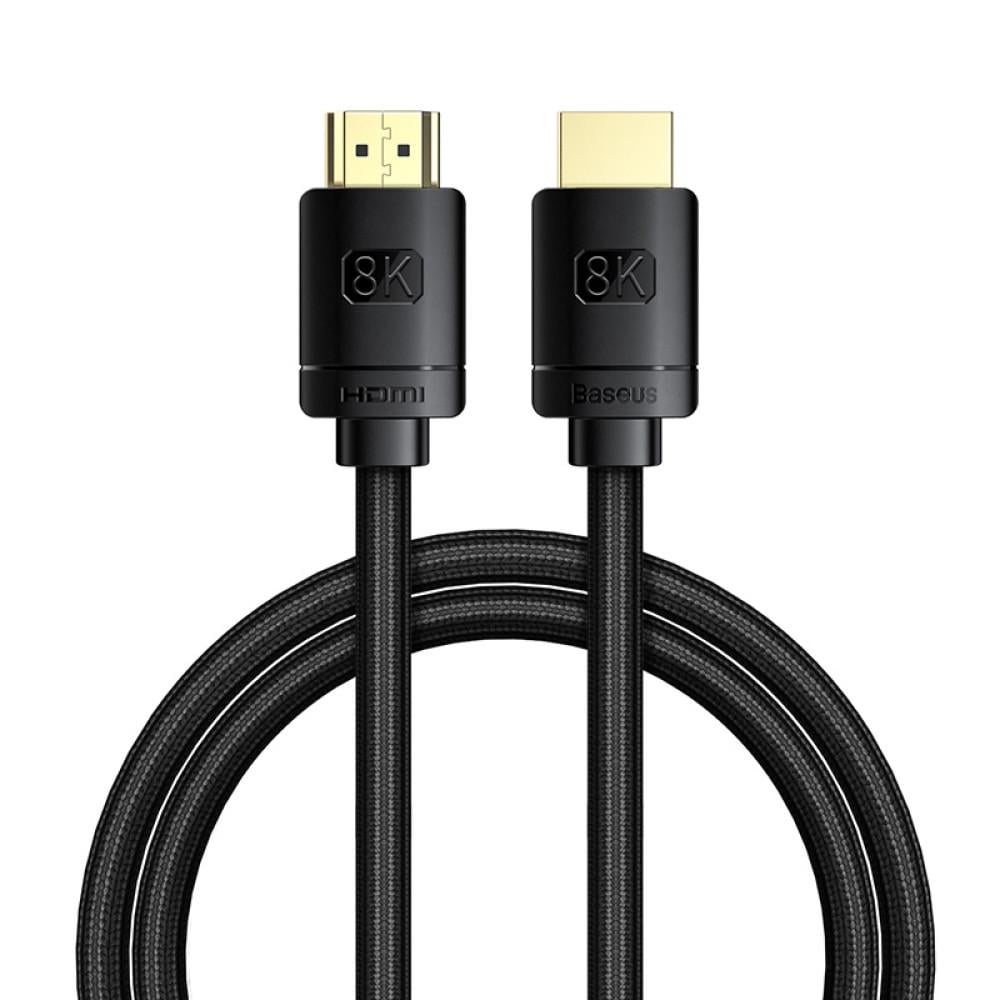 Кабель HDMI 2.1 8K BASEUS High Definition Series HDMI на HDMI Adapter Cable 1 м 8K HDMI2.1 Black