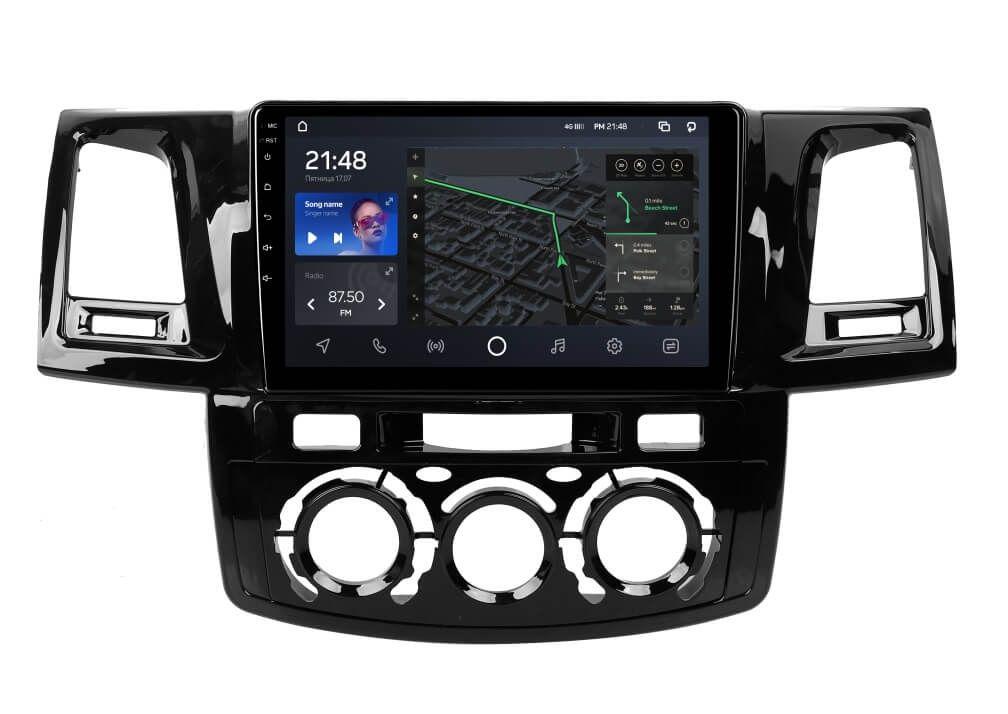 Штатна магнітола AMS T910 6+128 Gb Toyota Fortuner 1 AN50 AN60 HILUX Revo Vigo 2008-2014 (A) 9"