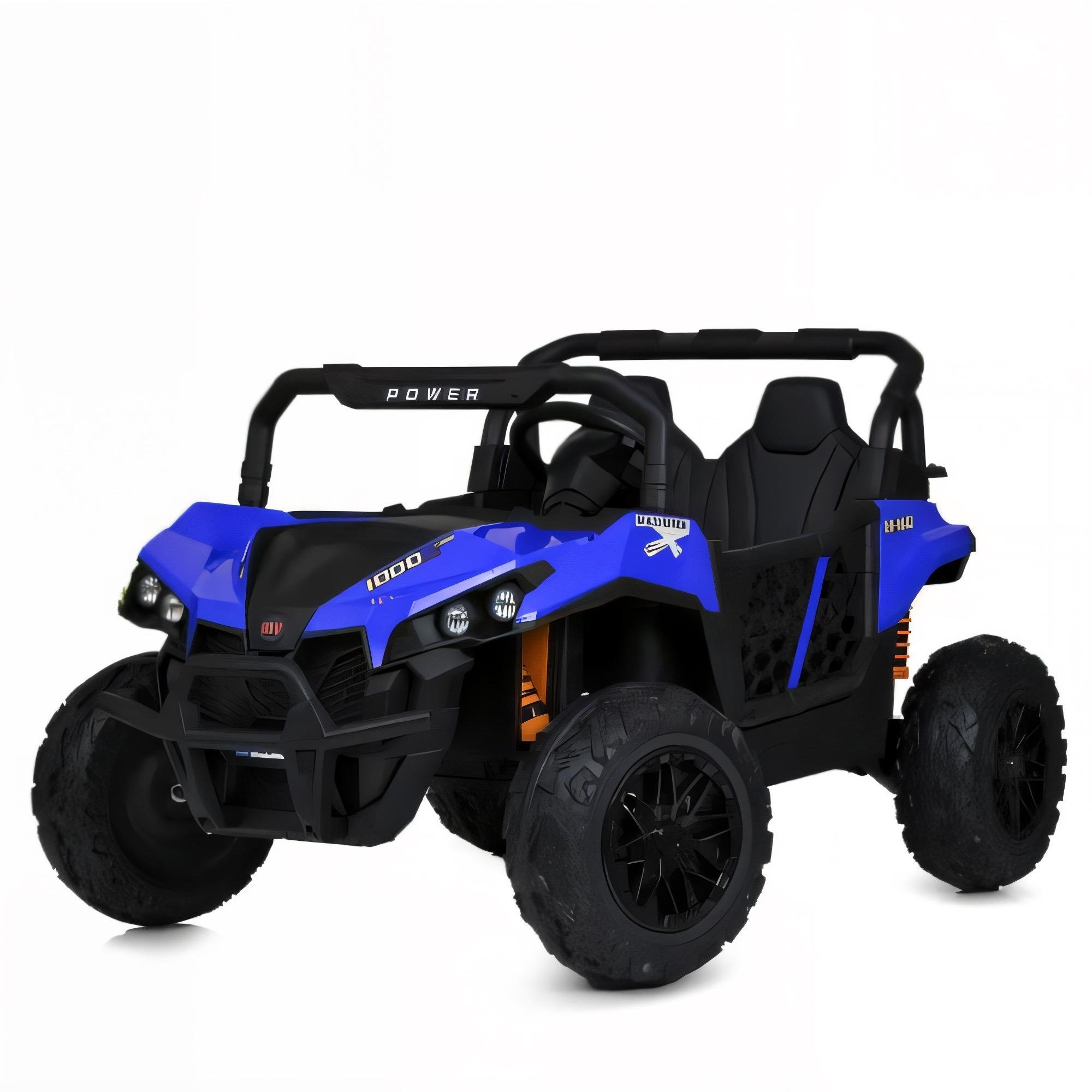 Электромобиль детский двухместный Bambi M 5911EBLR-4-2 24V на 2 моторах и USB Голубо-синий (27458122)