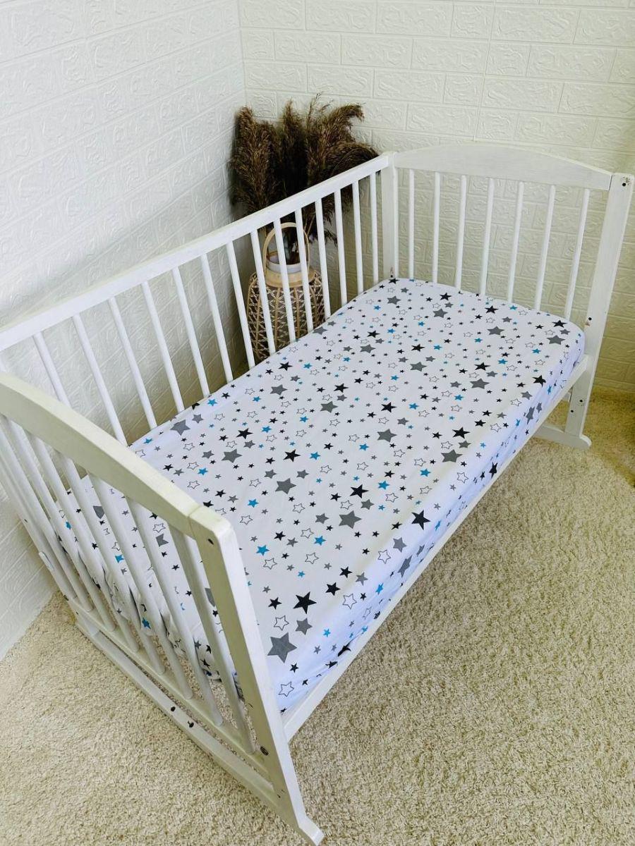 Простирадло дитяче на гумці 120х60 см (7714)