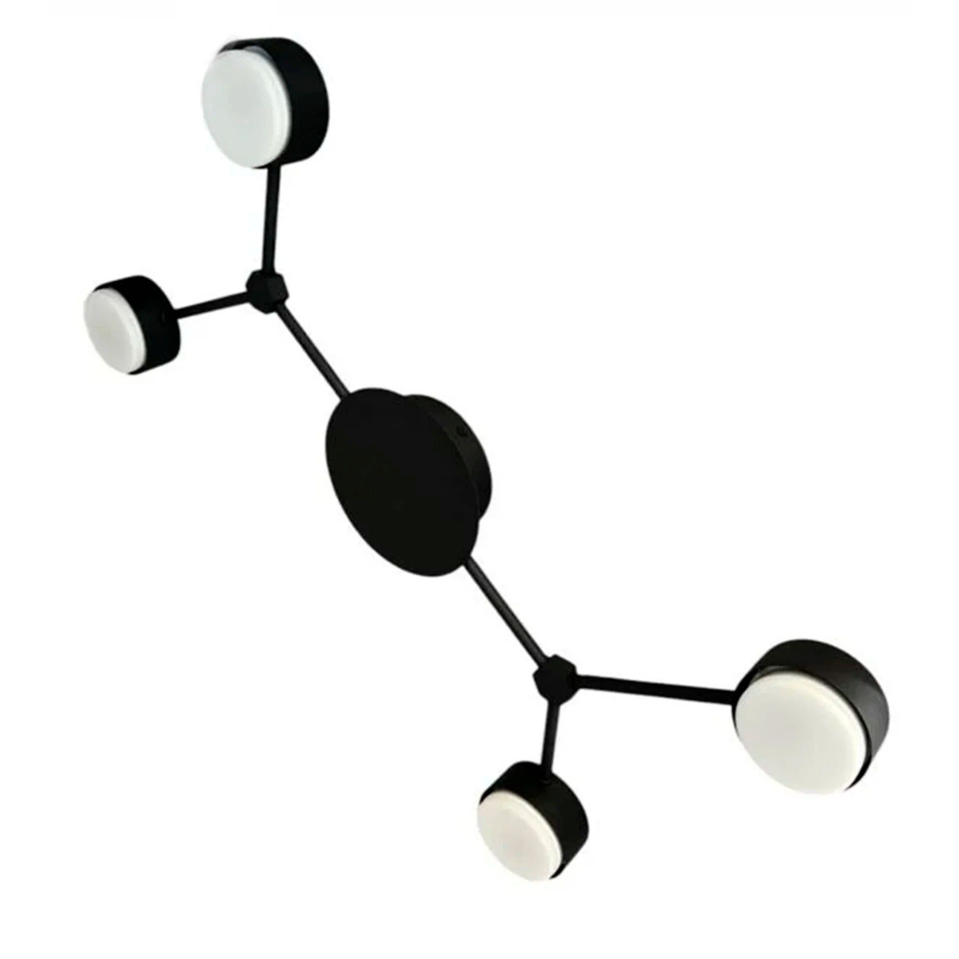 Потолочный светильник ETRON Orion 1-EDR-8472 GX53 4x15W Черный (45783)