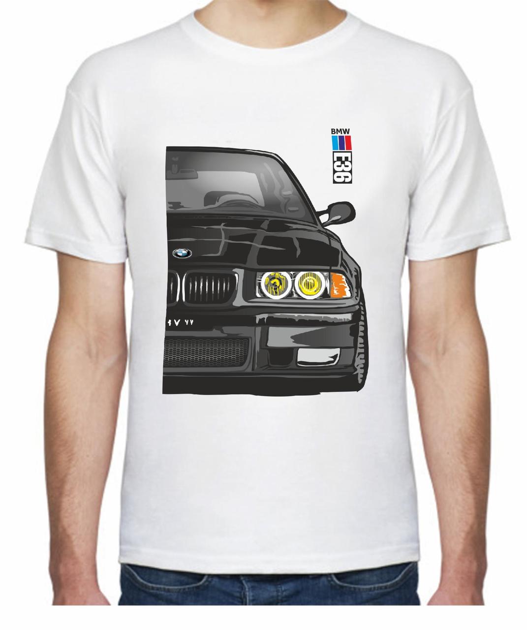 Футболка чоловіча Avtolife BMW E36 MotorSport F 305236 M Білий (2494944125)
