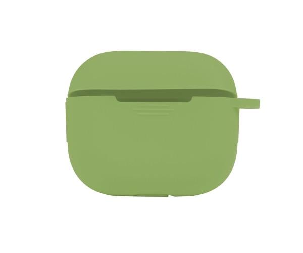 Чехол-футляр для наушников Silicone Case with microfibra для Airpods 4 Mint