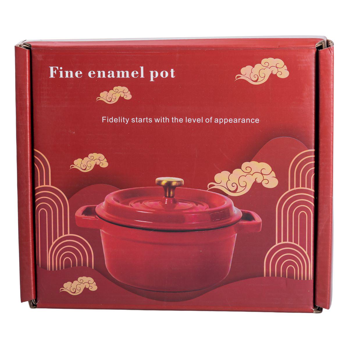 Кастрюля чугунная эмалированная с крышкой 3 л 24 см Оранжевый - фото 11 Кастрюля чугунная эмалированная с крышкой 3 л 24 см Оранжевый - фото 11