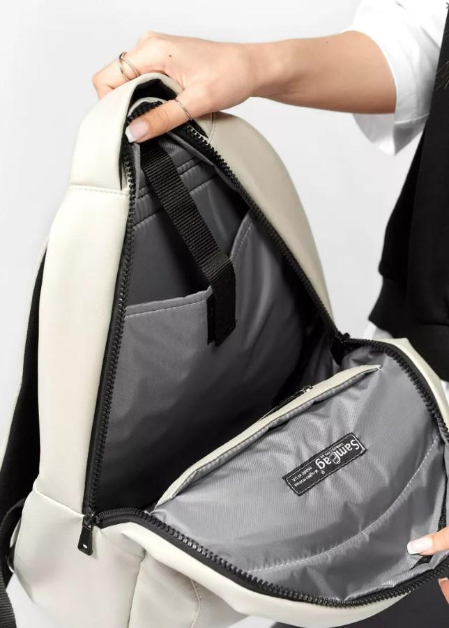 Рюкзак женский Sambag Zard LZN Серый (25000030) - фото 8 Рюкзак женский Sambag Zard LZN Серый (25000030) - фото 8